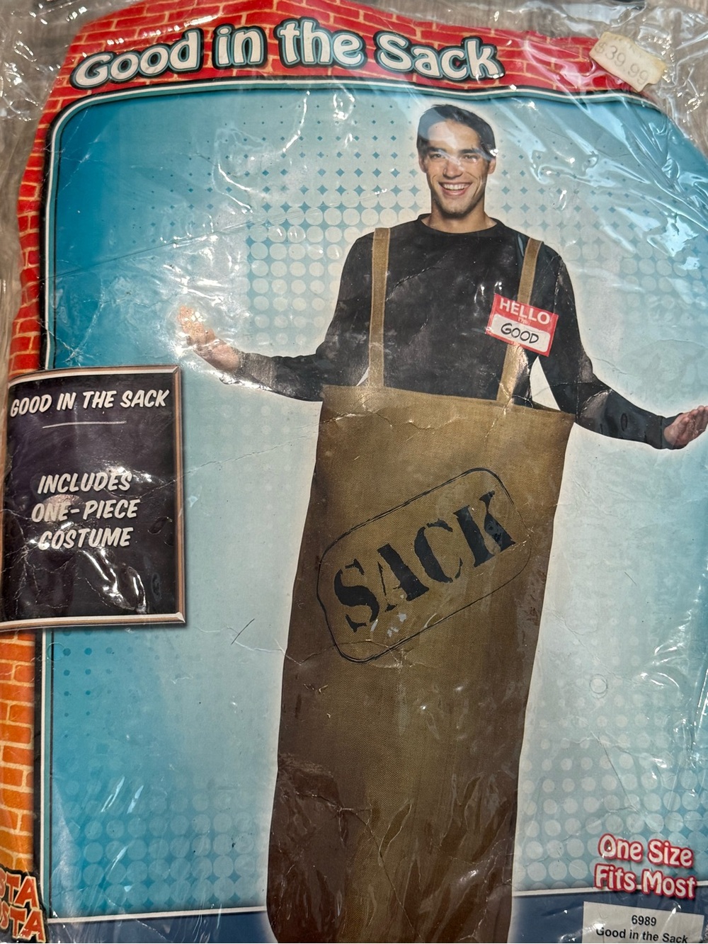 Brown Sack Costume - One Piece